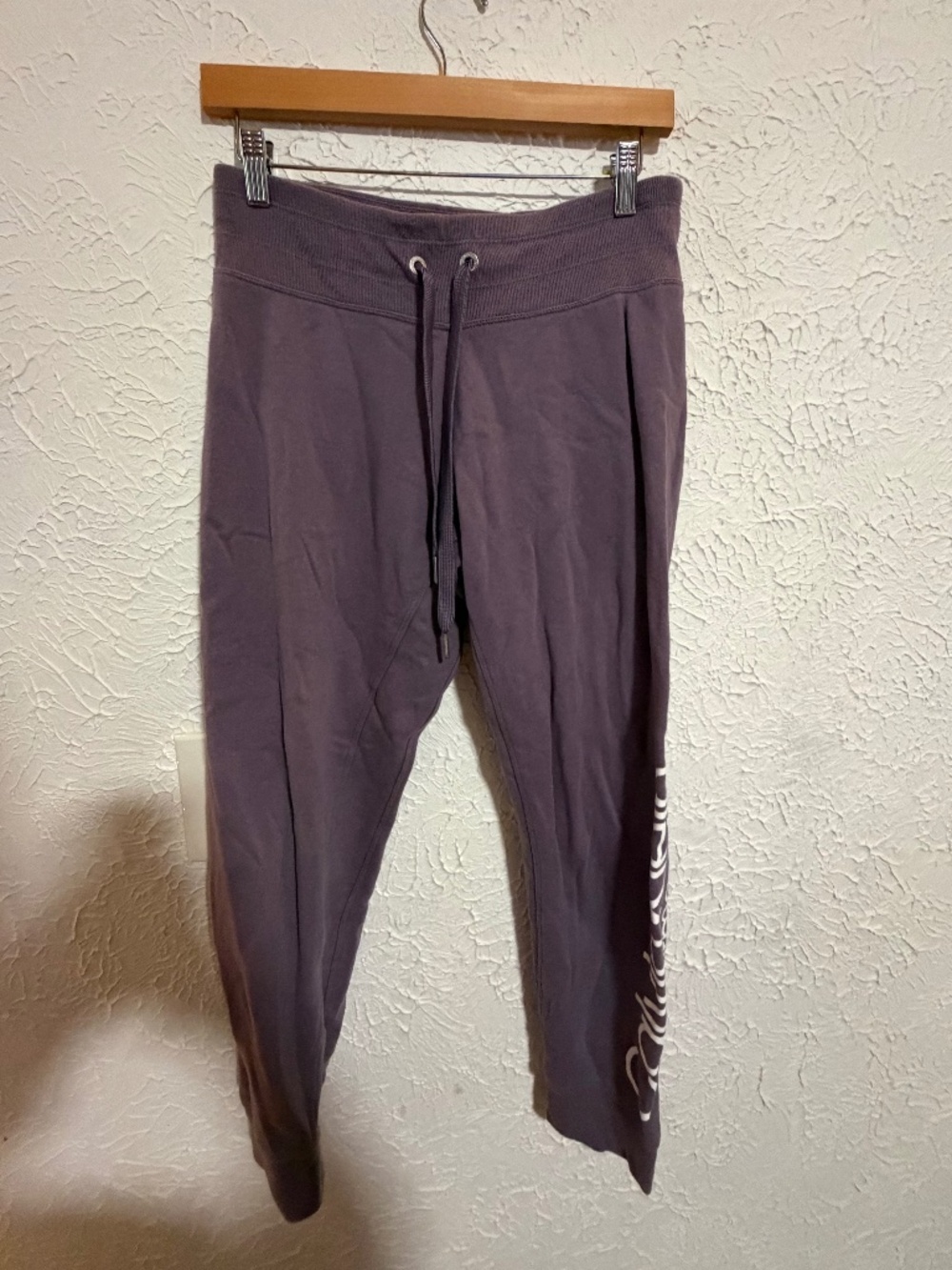 Calvin Klein Performance Purple Joggers Small Drawstring Sweatpants